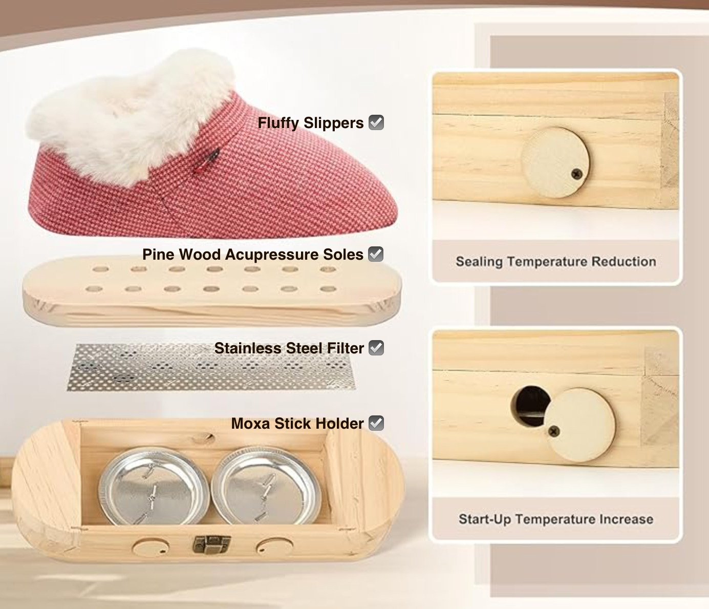 Moxibustion Slippers
